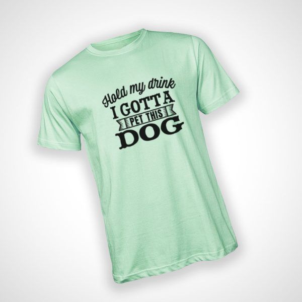 Hold My Drink Tee - Mint Green