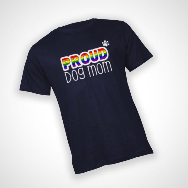 Proud Dog Mom Tshirt - Navy