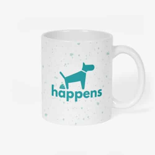 Shit Happens Splatter Mug Front