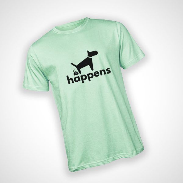 Shit Happens Tshirt - Mint Green