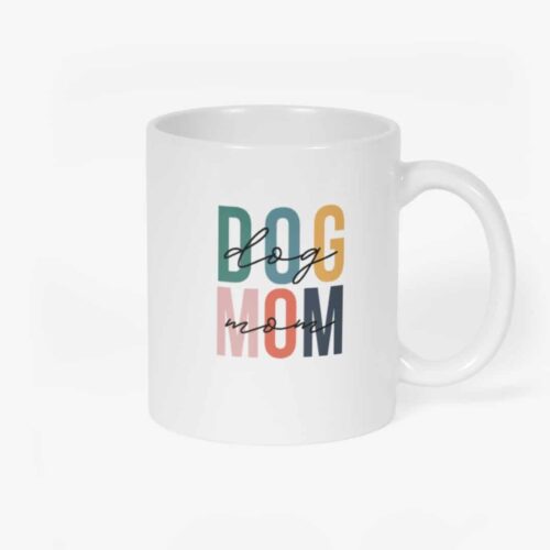 Dog Mom Colours Mug Front