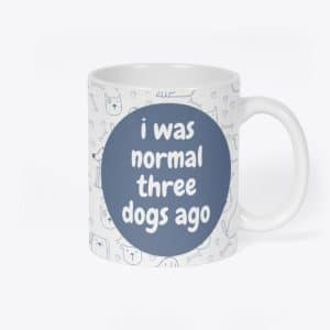 Normal 3 Dogs Ago Mug Front