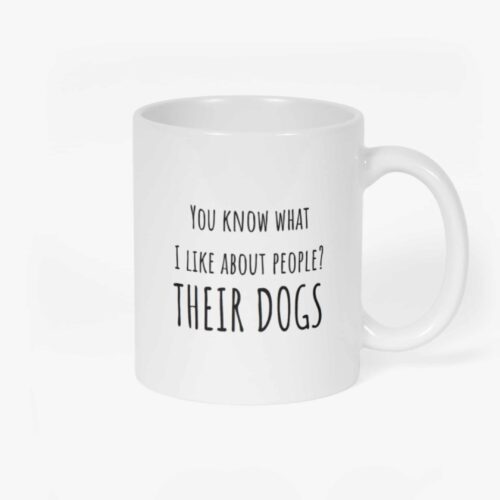 What I like about People Mug Front