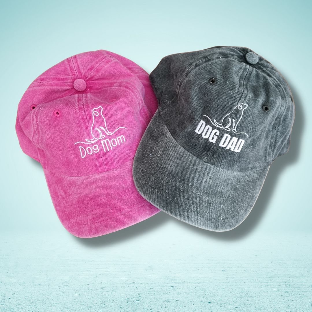 Dog Mom and Dog Dad Cap