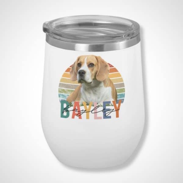 Personalised Dog Tumbler Bayley