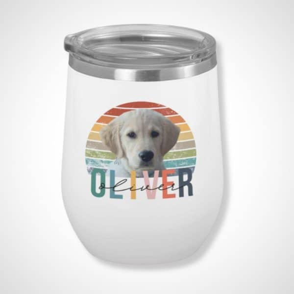 Personalised Dog Tumbler Oliver