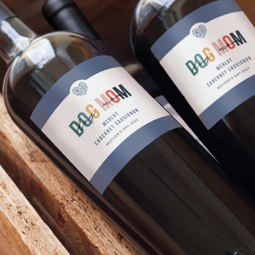 Dog Mom Red Wine for Mother's Day