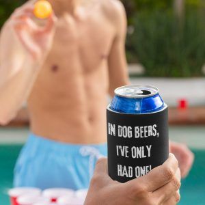 Dog Dad Neoprene Drink Cooler