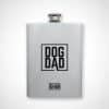 Hip Flask - Dog Dad Square