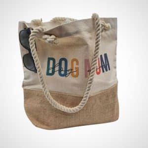 Dog Mom Beach Bag