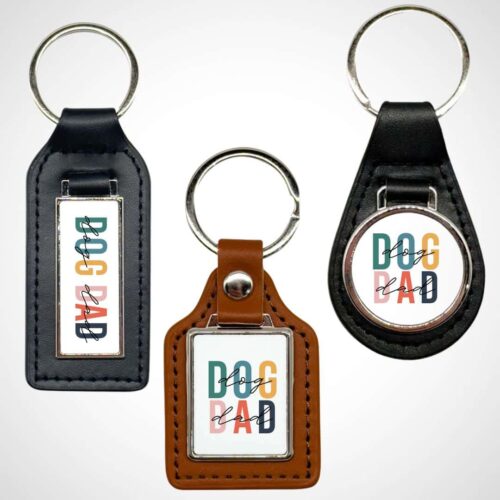 Dog Dad Keyrings